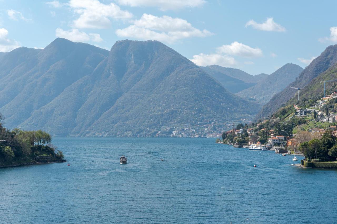 Lake Como Apartment With Balcony And Private Parking Ossuccio Extérieur photo